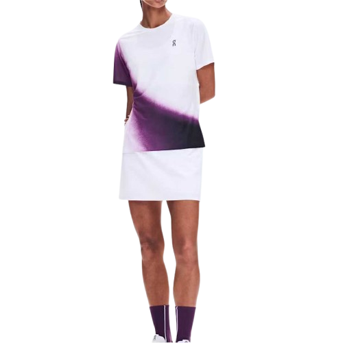 Camiseta On Feminina Court-T Swing - Branca/Roxa